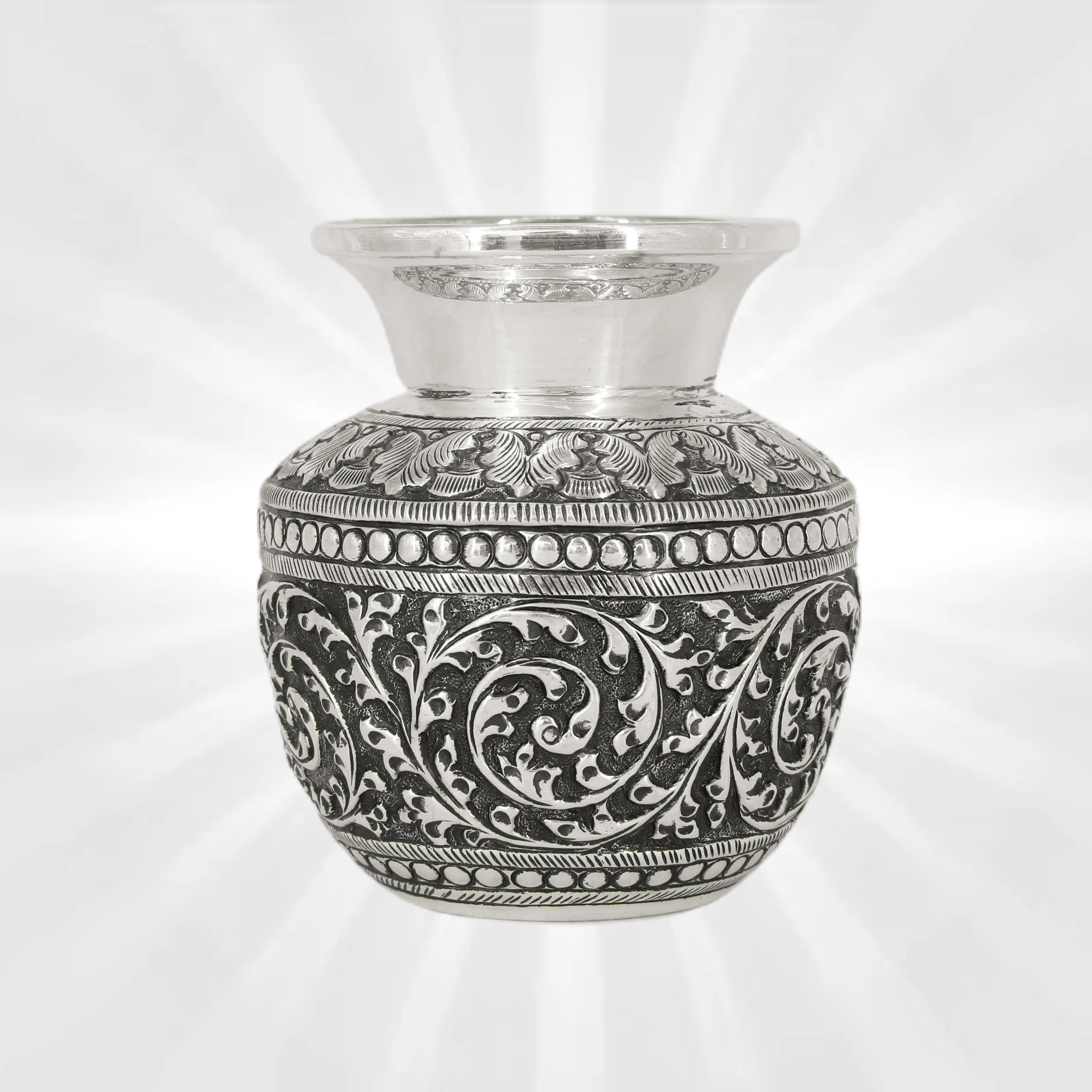 Traditional Silver Pooja Kalash