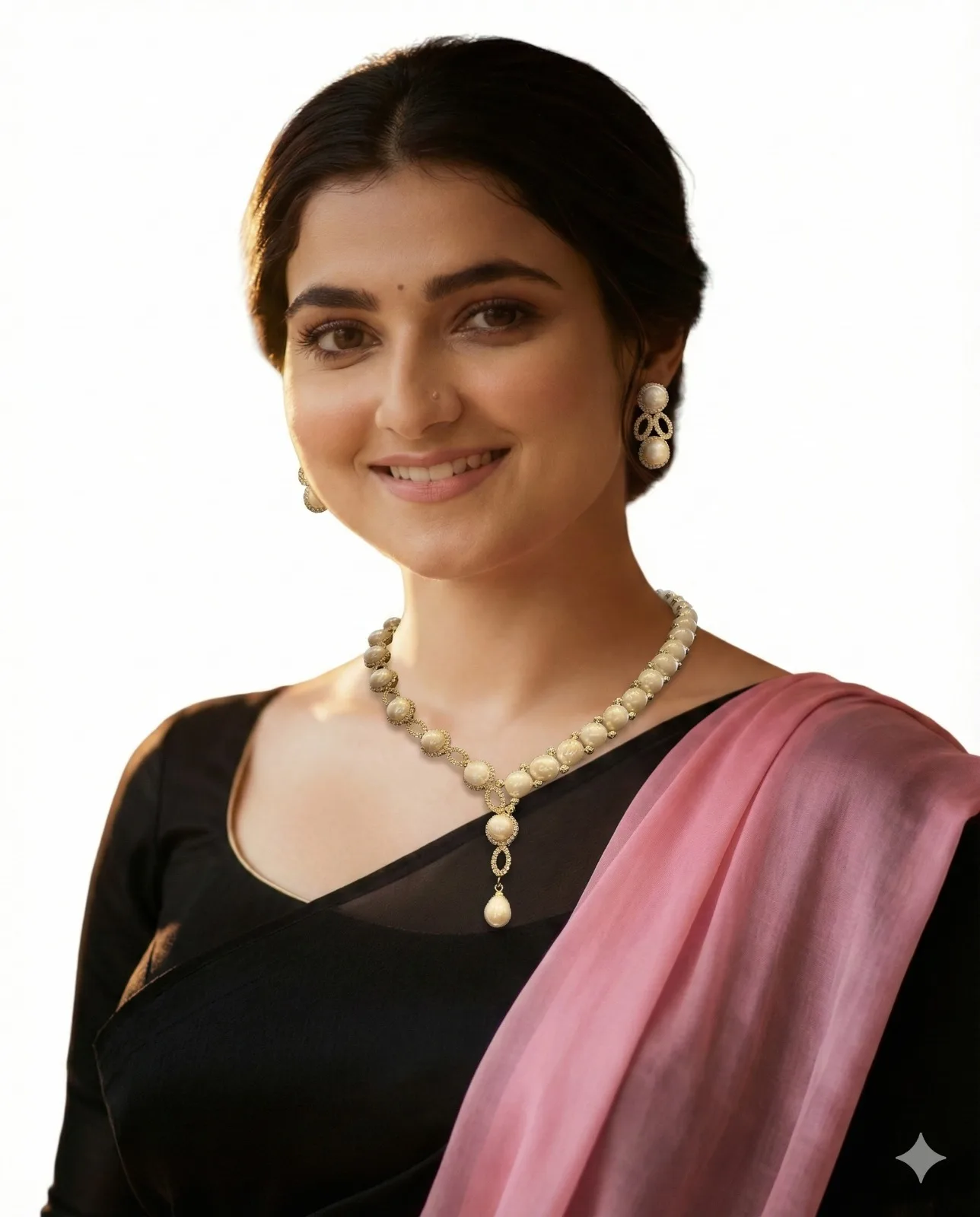 gold platted necklace set