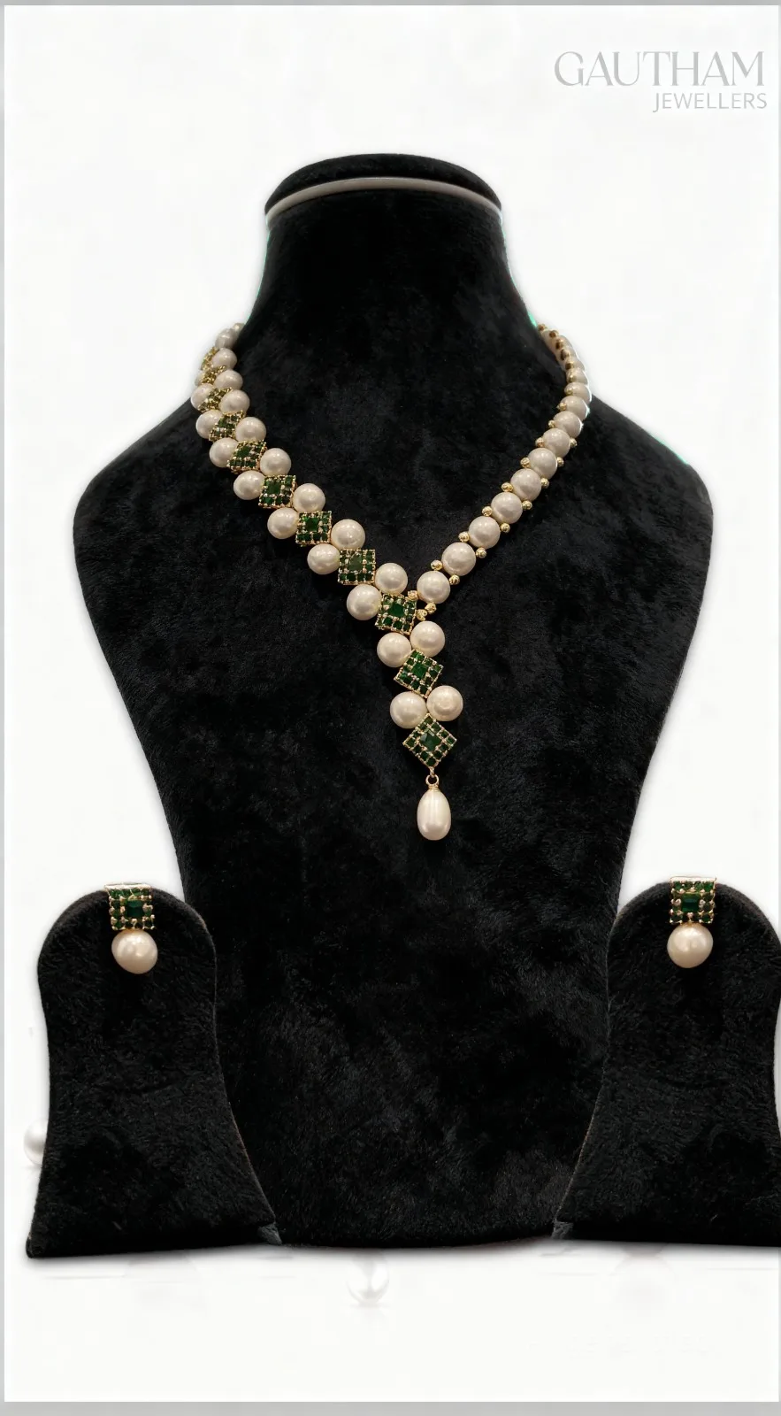 pearl necklace set