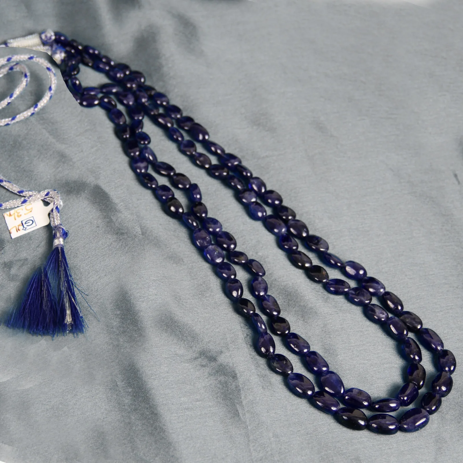 Dark Blue Gemstone Mala