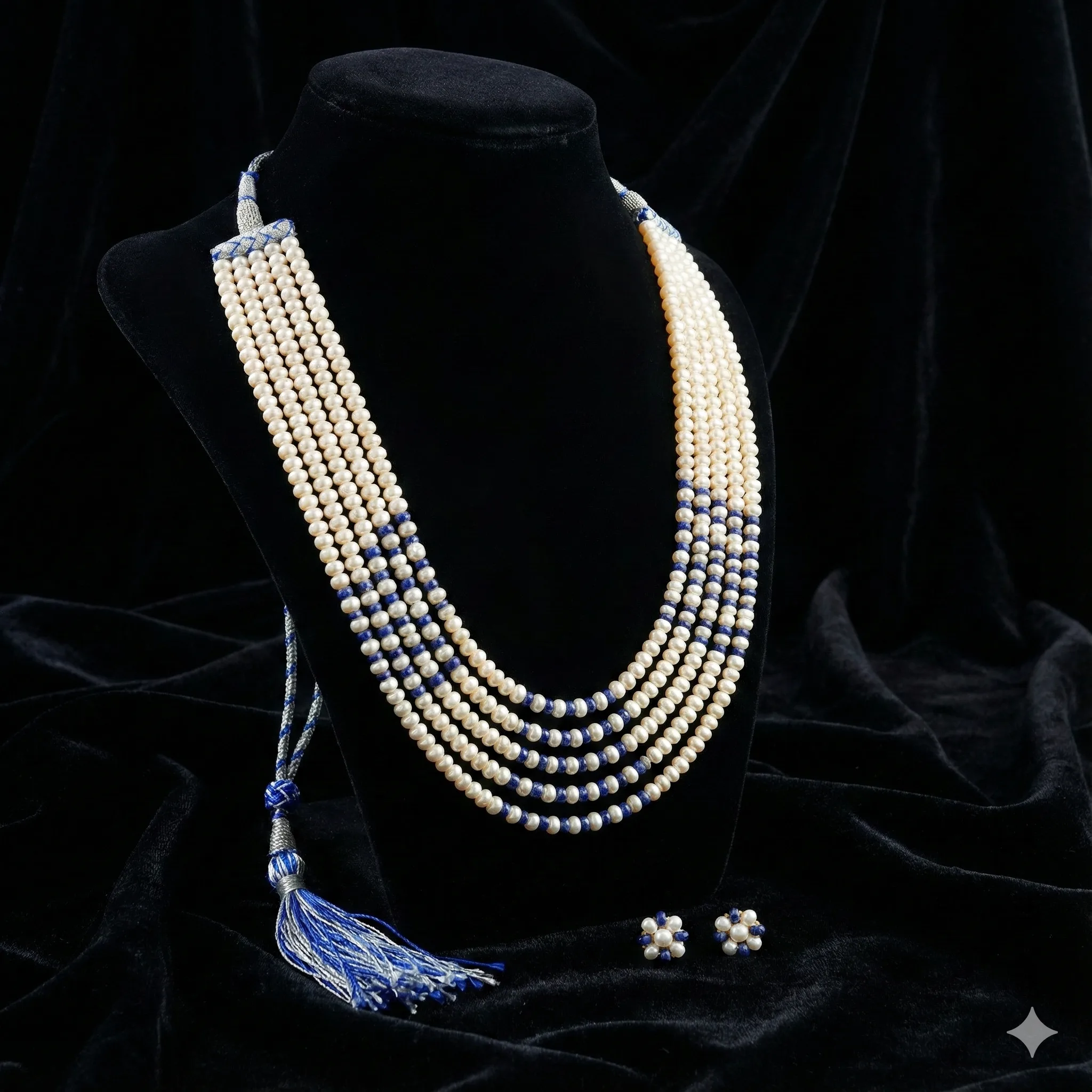 multi color pearl mala