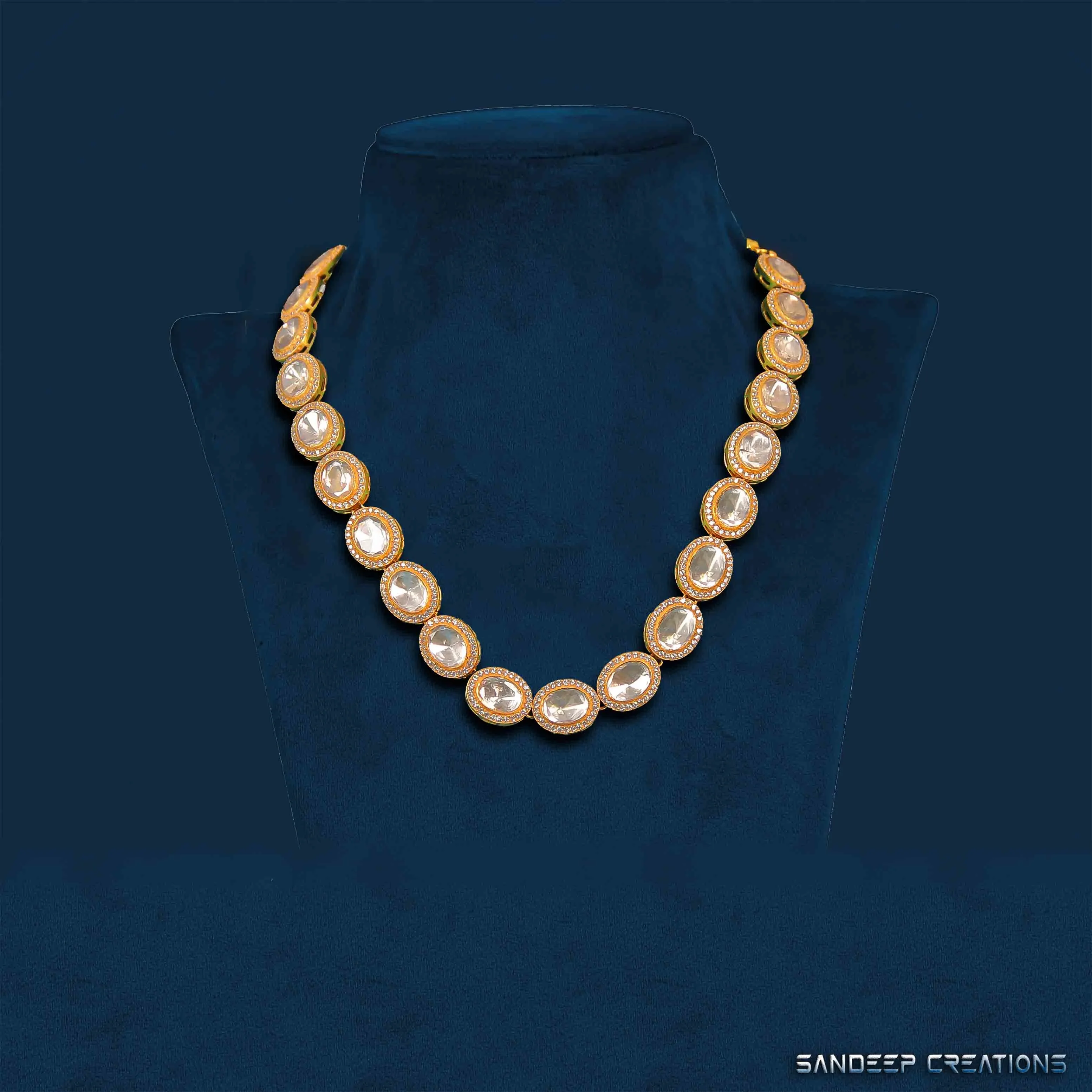 Ganesh Pendant Necklace with Pearl and Red Beads