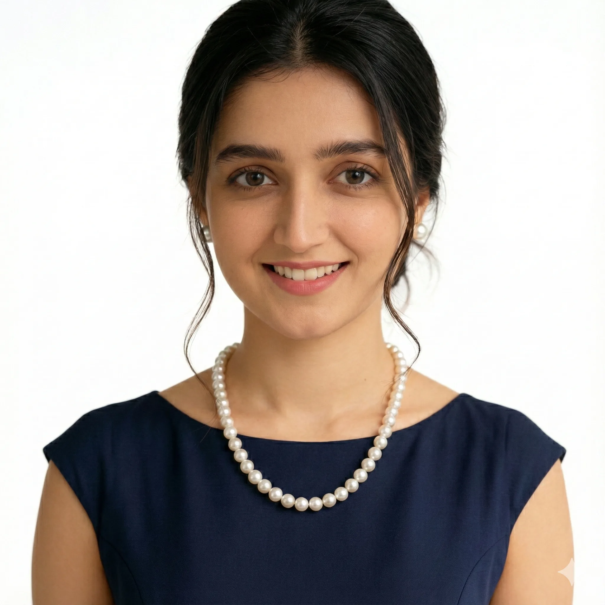 Single White Pearl Necklace