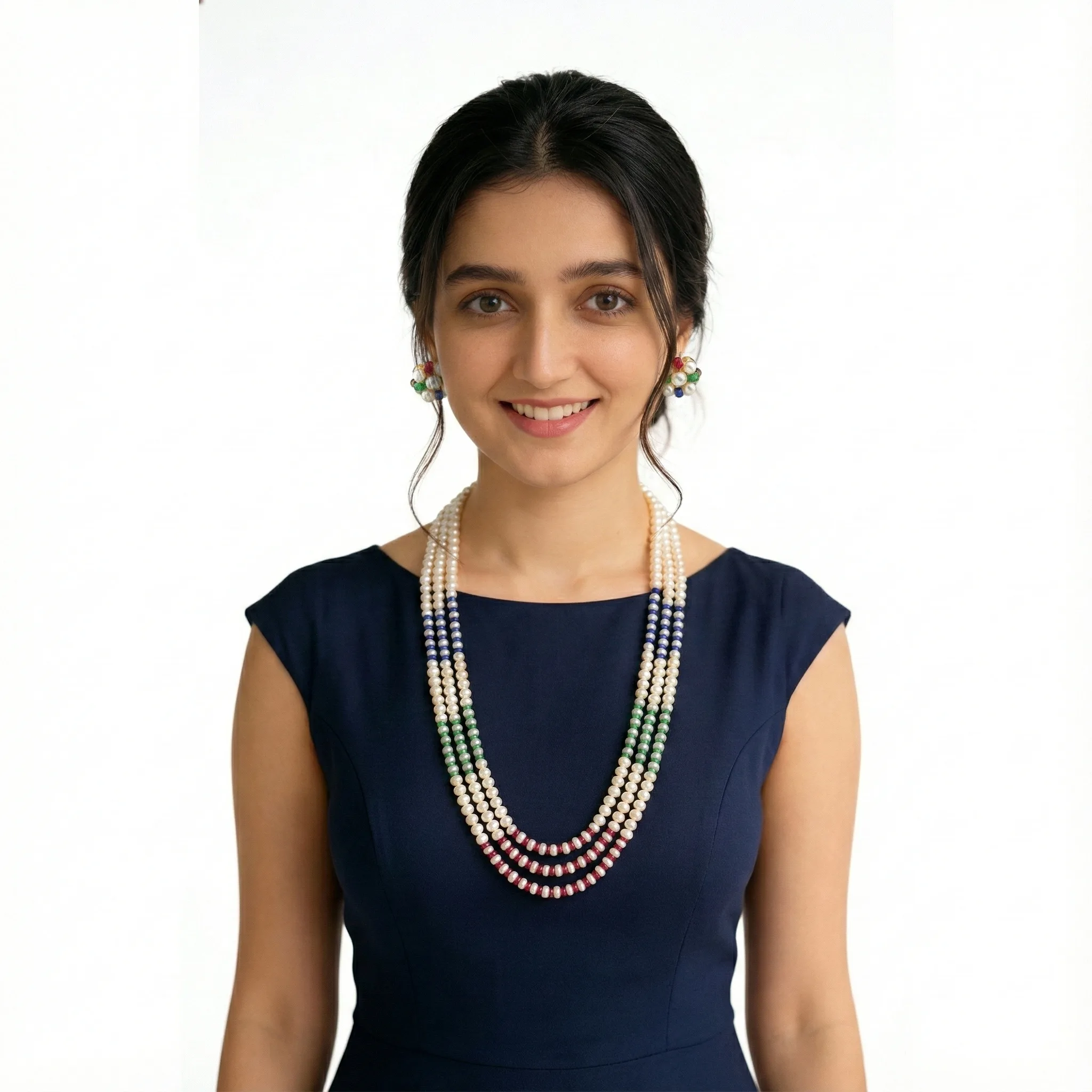 Multicolor Layered Pearls