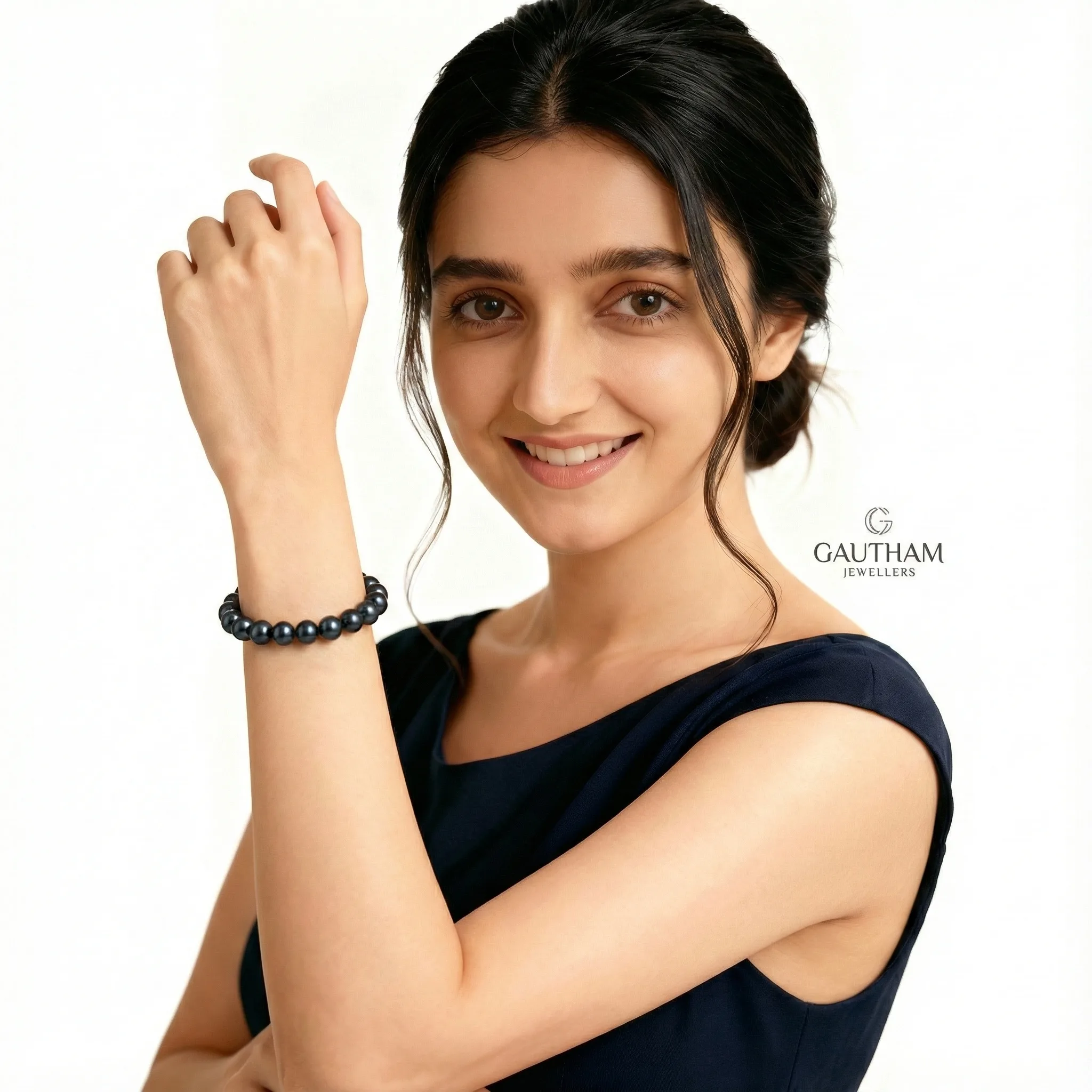 black pearl bracelet