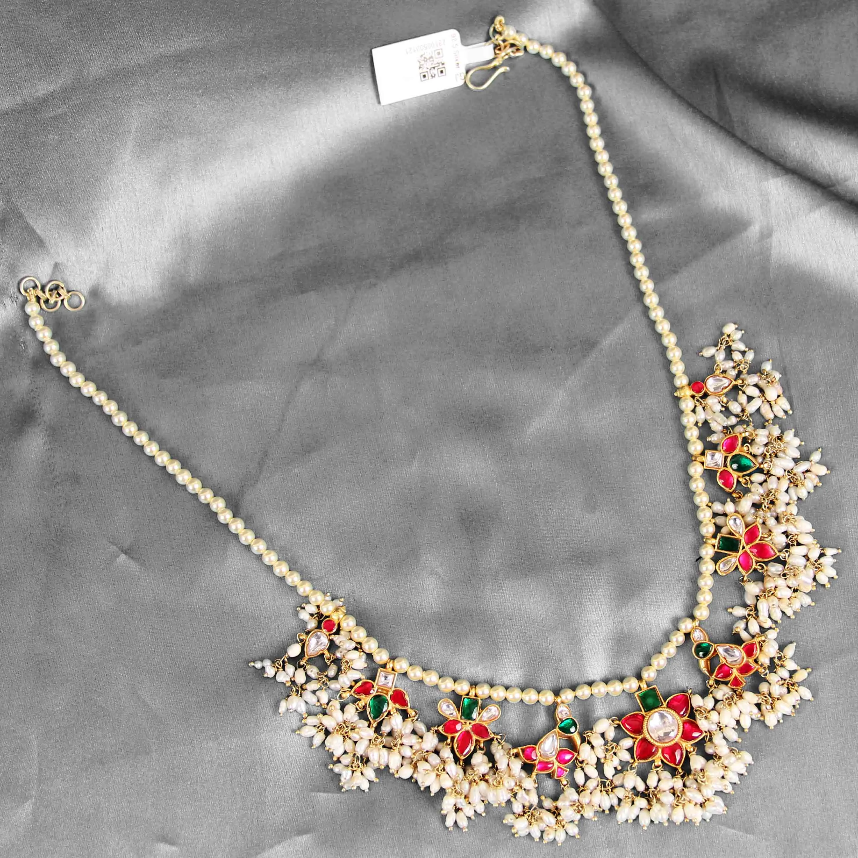 Pearl Moissanite Necklace