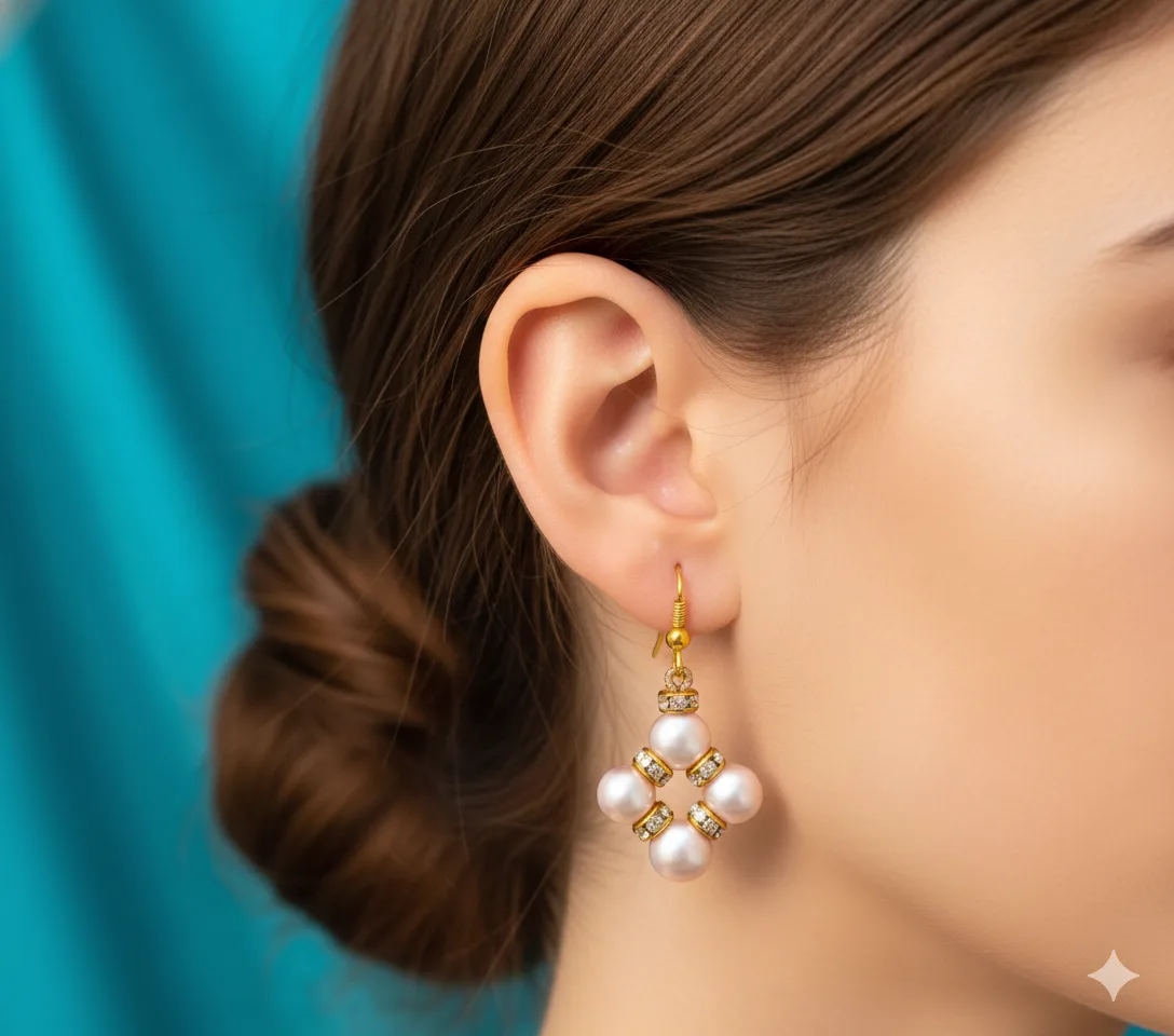 pearl drop earring