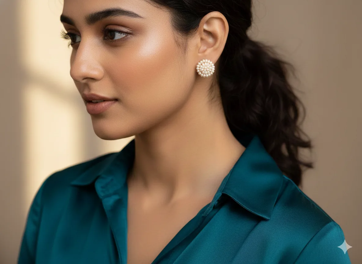 pearl studs for girl