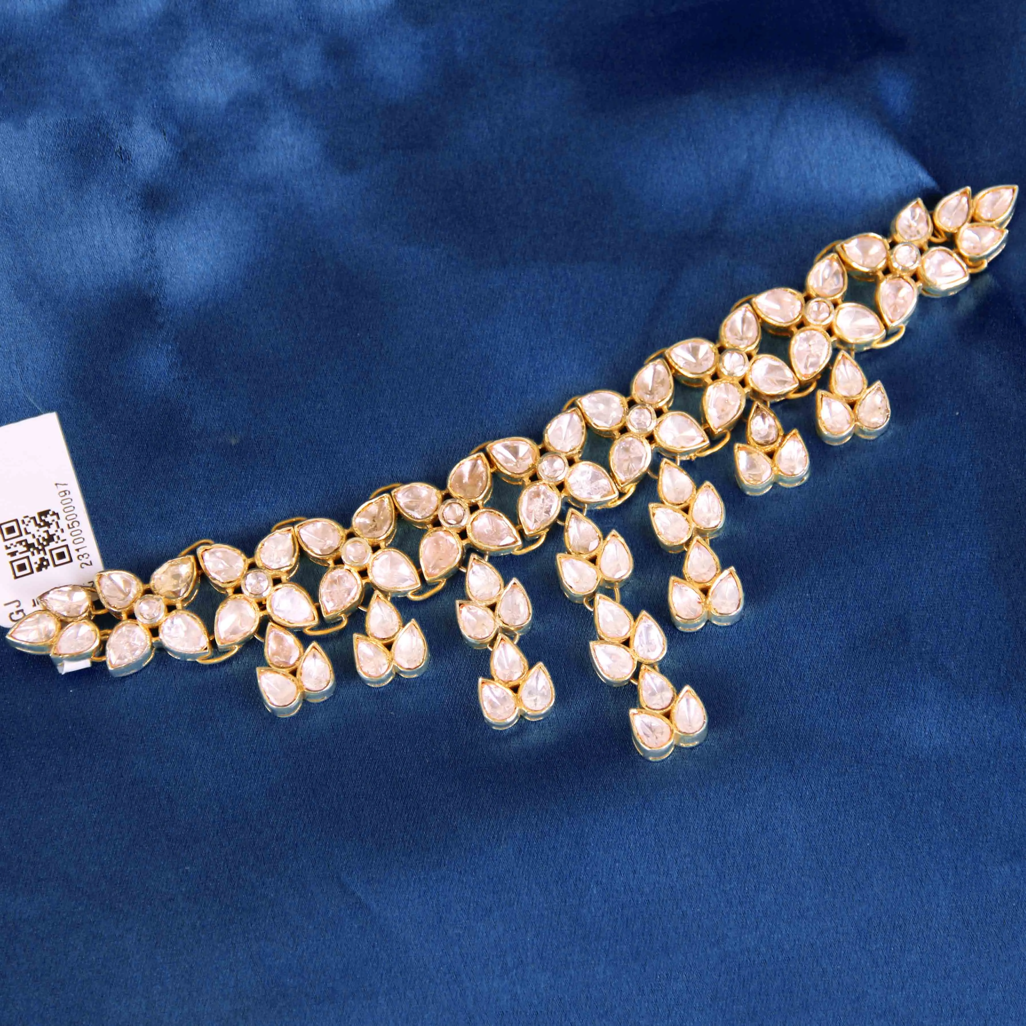 Moissanite Polki Necklace